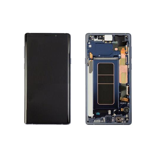 Samsung SM-N970 Galaxy Note 10 LCD kijelző / képernyő + érintőképernyő - Aura fekete