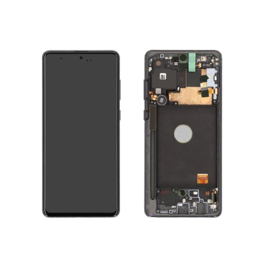 Samsung SM-N770 Galaxy Note 10 Lite LCD kijelző / képernyő + touch - fekete