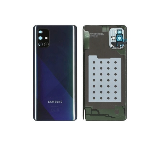 Samsung SM-A715 Galaxy A71 Hátlap / Akkumulátorfedél - Fekete