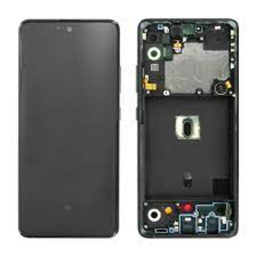 Samsung SM-A516 Galaxy A51 5G LCD kijelző / képernyő + érintőképernyő - fekete
