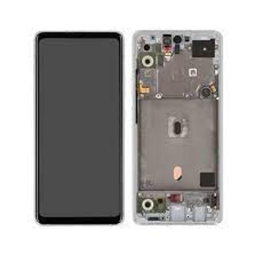 Samsung SM-A516 Galaxy A51 5G LCD kijelző / képernyő + érintőképernyő - Fehér