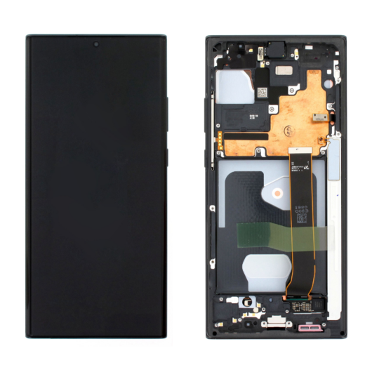 Samsung SM-N986 Galaxy Note 20 Ultra 5G LCD Kijelző - Fekete