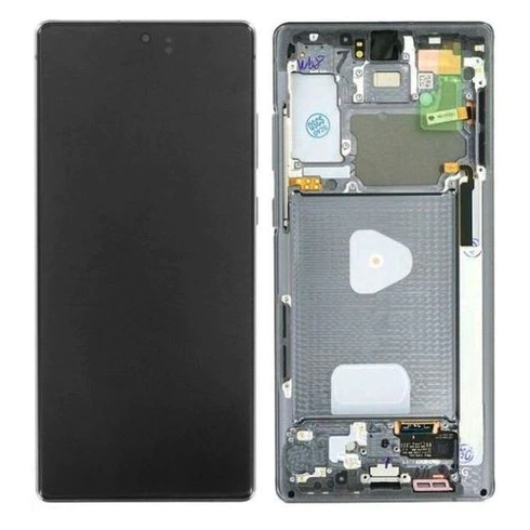 Samsung SM-N980 SM-N981 Galaxy Note 20 LCD kijelző / képernyő + érintőképernyő - szürke