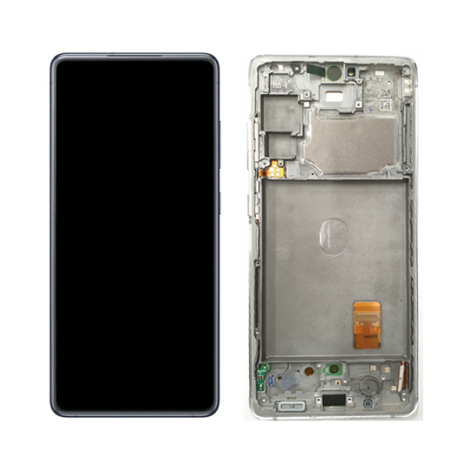 Samsung SM-G781B Galaxy S20 FE 5G LCD kijelző / képernyő - Cloud White
