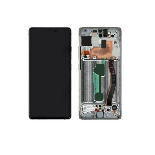 Samsung SM-G780 Galaxy S20 FE 4G LCD kijelző / képernyő - Cloud White
