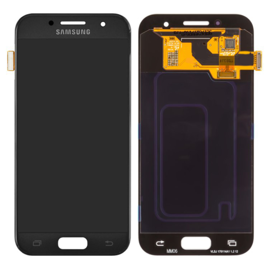 Samsung SM-A320 Galaxy A3 (2017) LCD kijelző / képernyő + érintőképernyő - Fekete