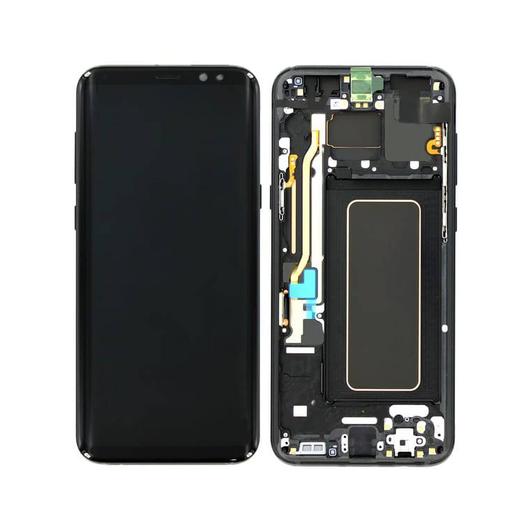 Samsung SM-G965F Galaxy S9 + LCD kijelző / képernyő + érintőképernyő - szürke