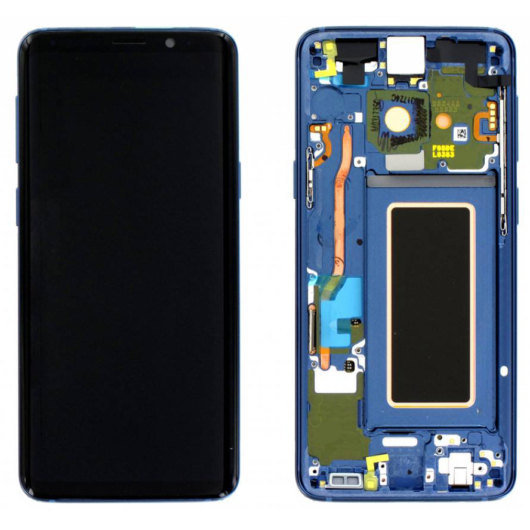 Samsung SM-G960F Galaxy S9 LCD kijelző / képernyő + érintőképernyő - kék