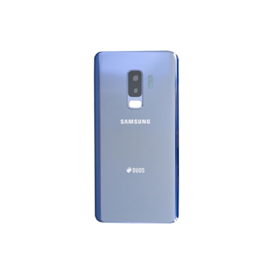Samsung SM-G965F Galaxy S9 + hibrid SIM akkumulátor fedél - kék