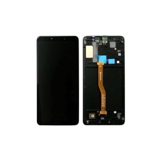 Samsung SM-A920 Galaxy A9 (2018) LCD kijelző / képernyő + érintőképernyő - fekete / kék / rózsaszín