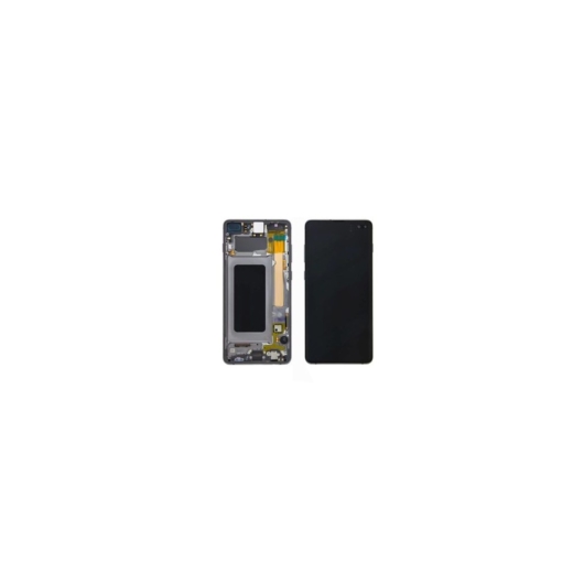 Samsung SM-G975 Galaxy S10 + / S10 Plus LCD kijelző / képernyő + érintőképernyő - prizma zöld