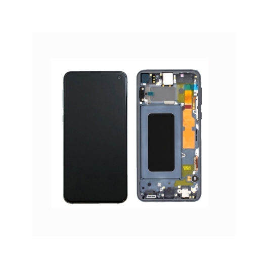 Samsung SM-G970 Galaxy S10E LCD kijelző / képernyő + érintőképernyő - kanárisárga