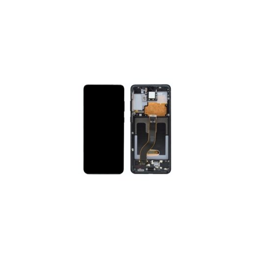 Samsung SM-G986 Galaxy S20 + / S20 Plus LCD kijelző / képernyő + érintőképernyő - fekete