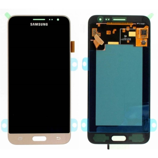Samsung SM-J320F Galaxy J3 (2016) LCD kijelző / képernyő + érintőképernyő - arany