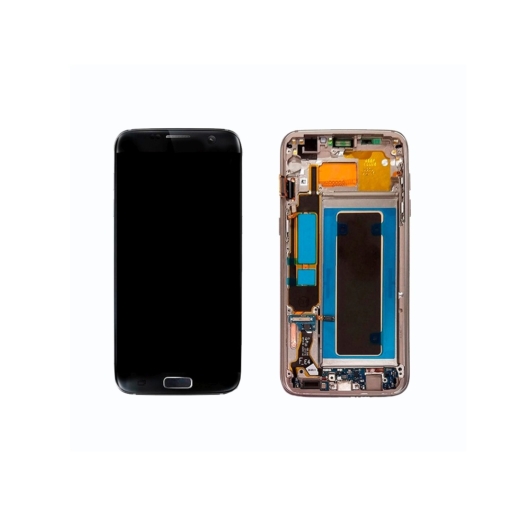 Samsung SM-G935F Galaxy S7 Edge LCD kijelző / képernyő + érintőképernyő - fekete