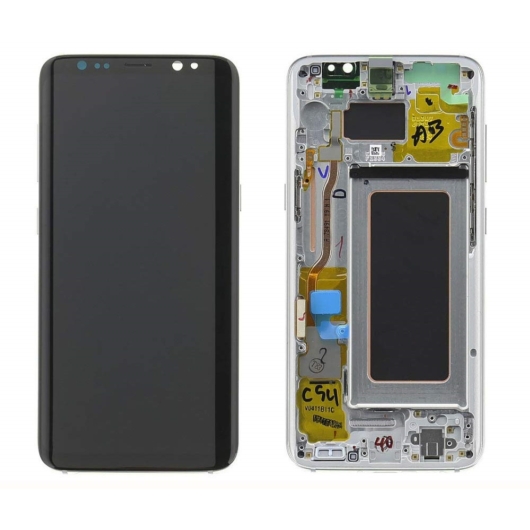 Samsung SM-G950 Galaxy S8 LCD kijelző / képernyő + érintőképernyő - orchidea szürke