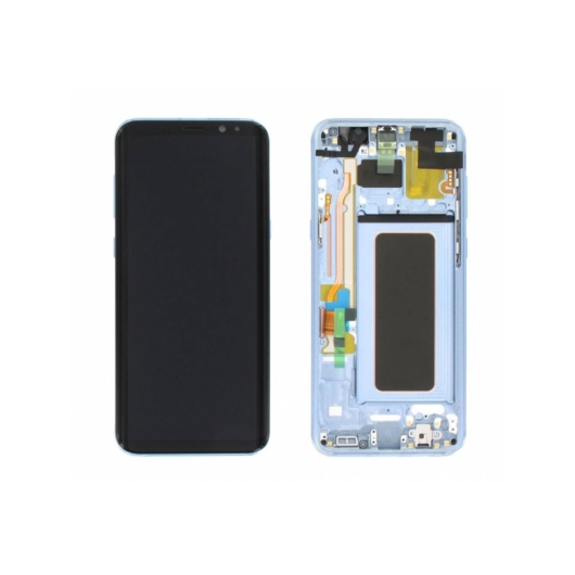 Samsung SM-G955 Galaxy S8 + LCD kijelző / képernyő + érintőképernyő - kék