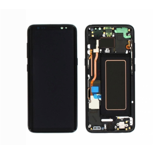 Samsung SM-G950 Galaxy S8 LCD kijelző / képernyő + érintőképernyő - fekete