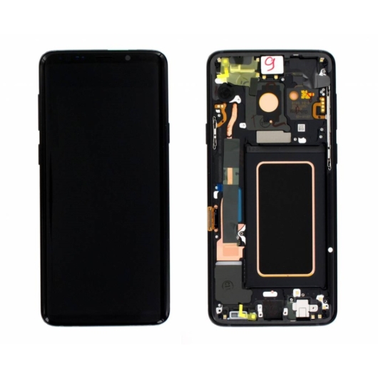 Samsung SM-G965F Galaxy S9 + LCD kijelző / képernyő + érintőképernyő - fekete