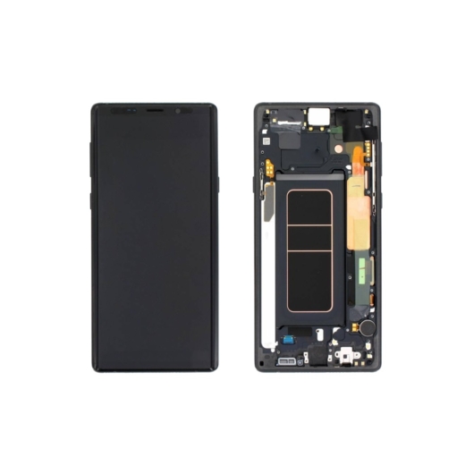 Samsung SM-N960 Galaxy Note 9 LCD kijelző / képernyő - fekete